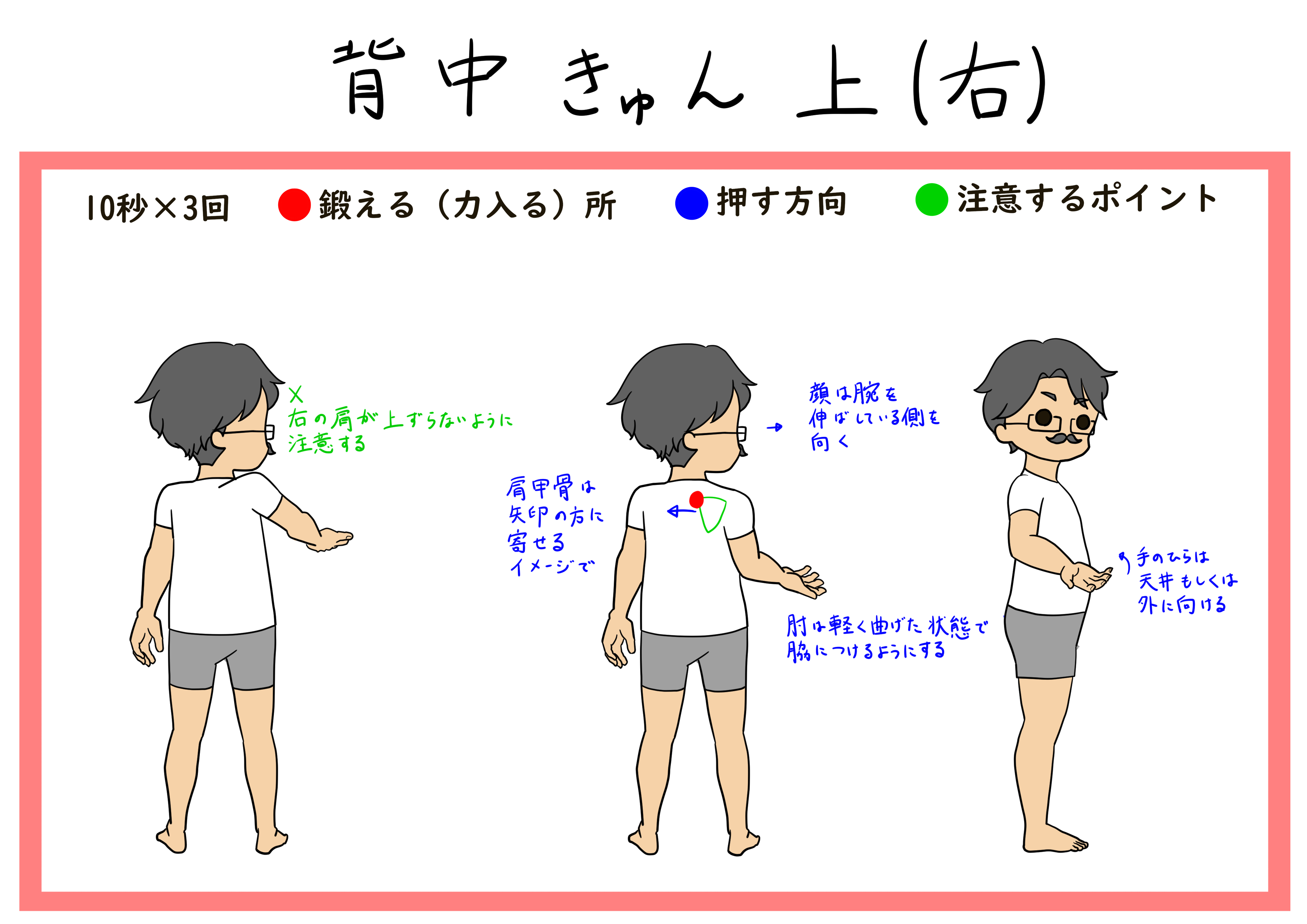 背中きゅん 上 右